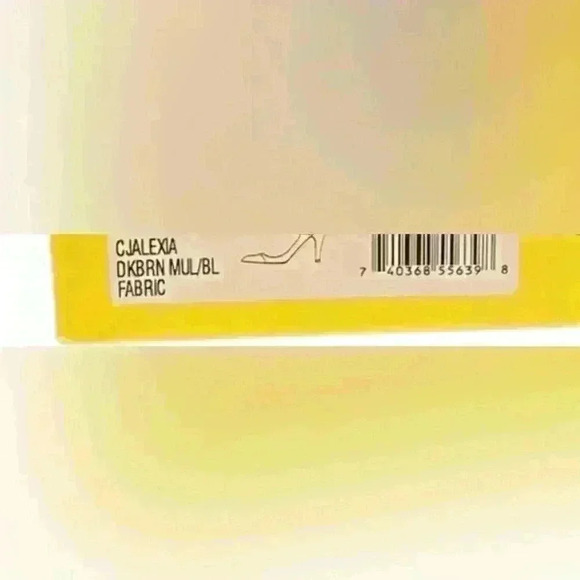 Circa Joan & David Women’s Size 7.5 Heels w/ Plaid Fabric & Black Patent Leather - Picture 13 of 14